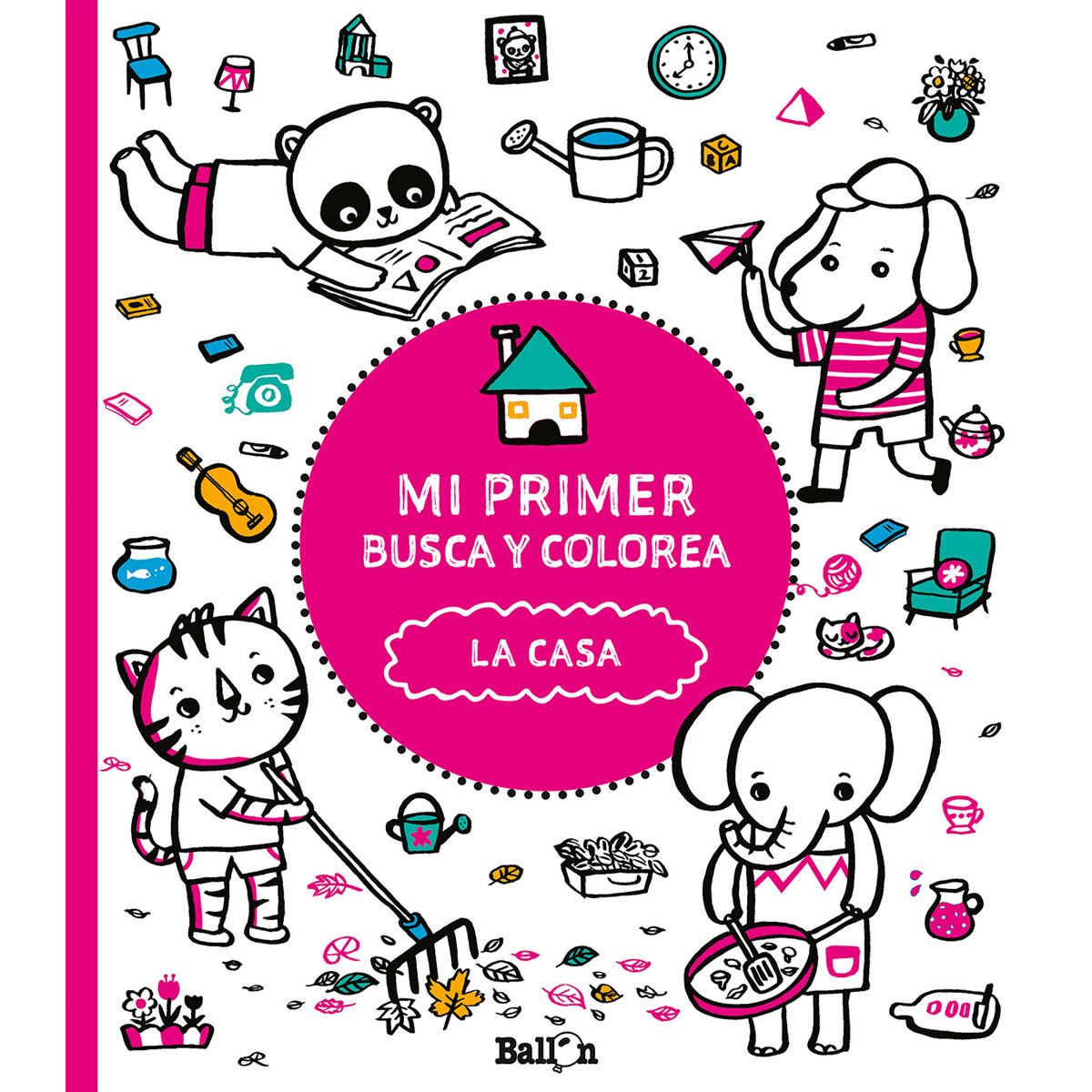 Mi Primer Busca Y Colorea - La Casa