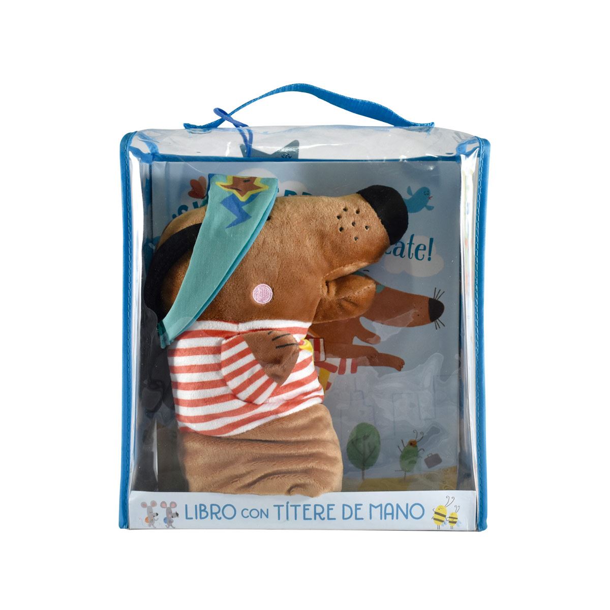 Libro con títere de mano: super perro