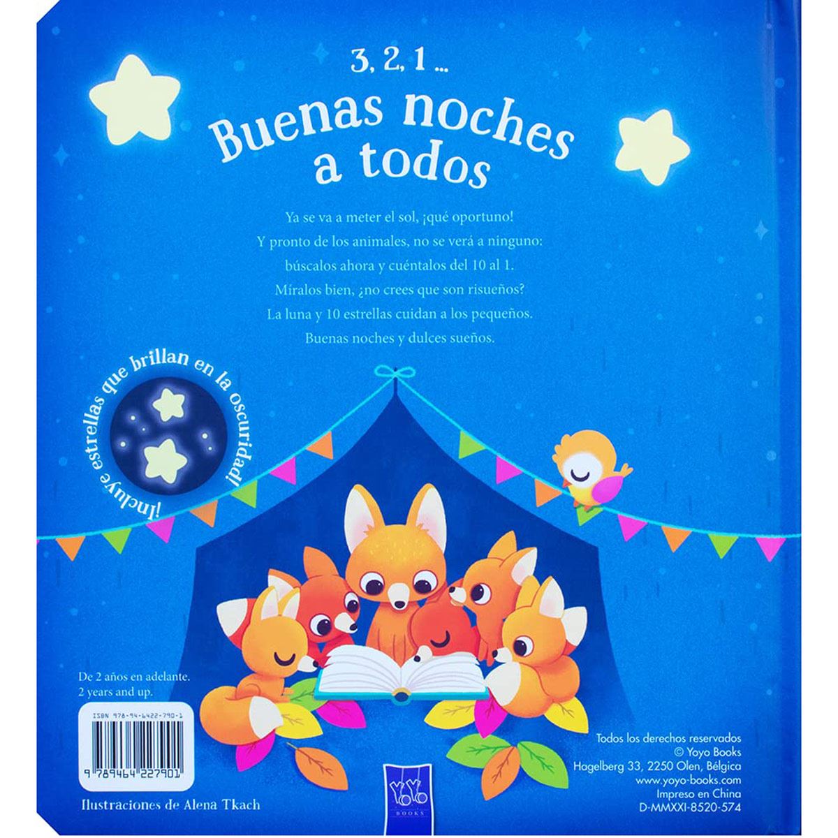 Buenas noches animales del bosque