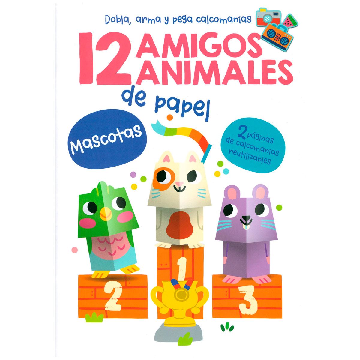 12 amigos animale de papel: mascota