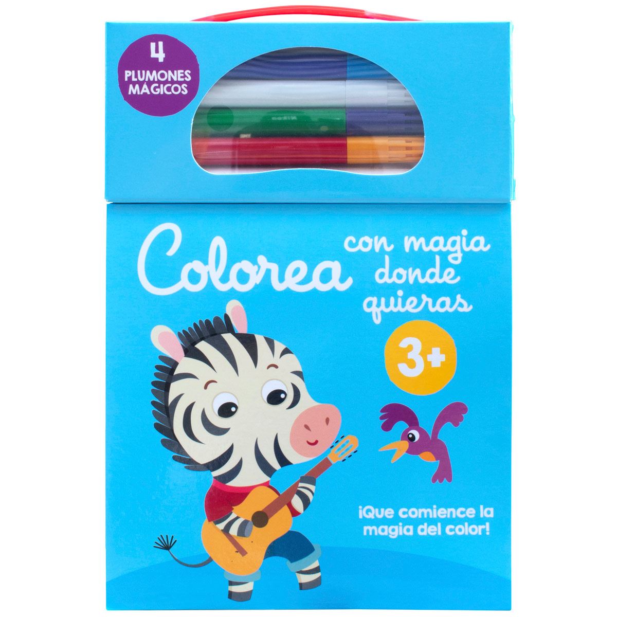Colorea donde quieras 3 +: cebra