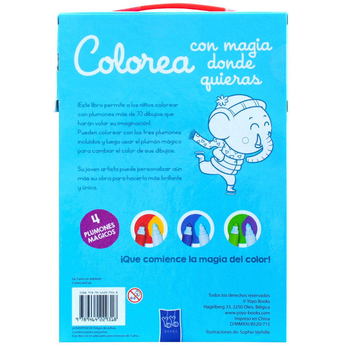 Colorea donde quieras 3 +: cebra