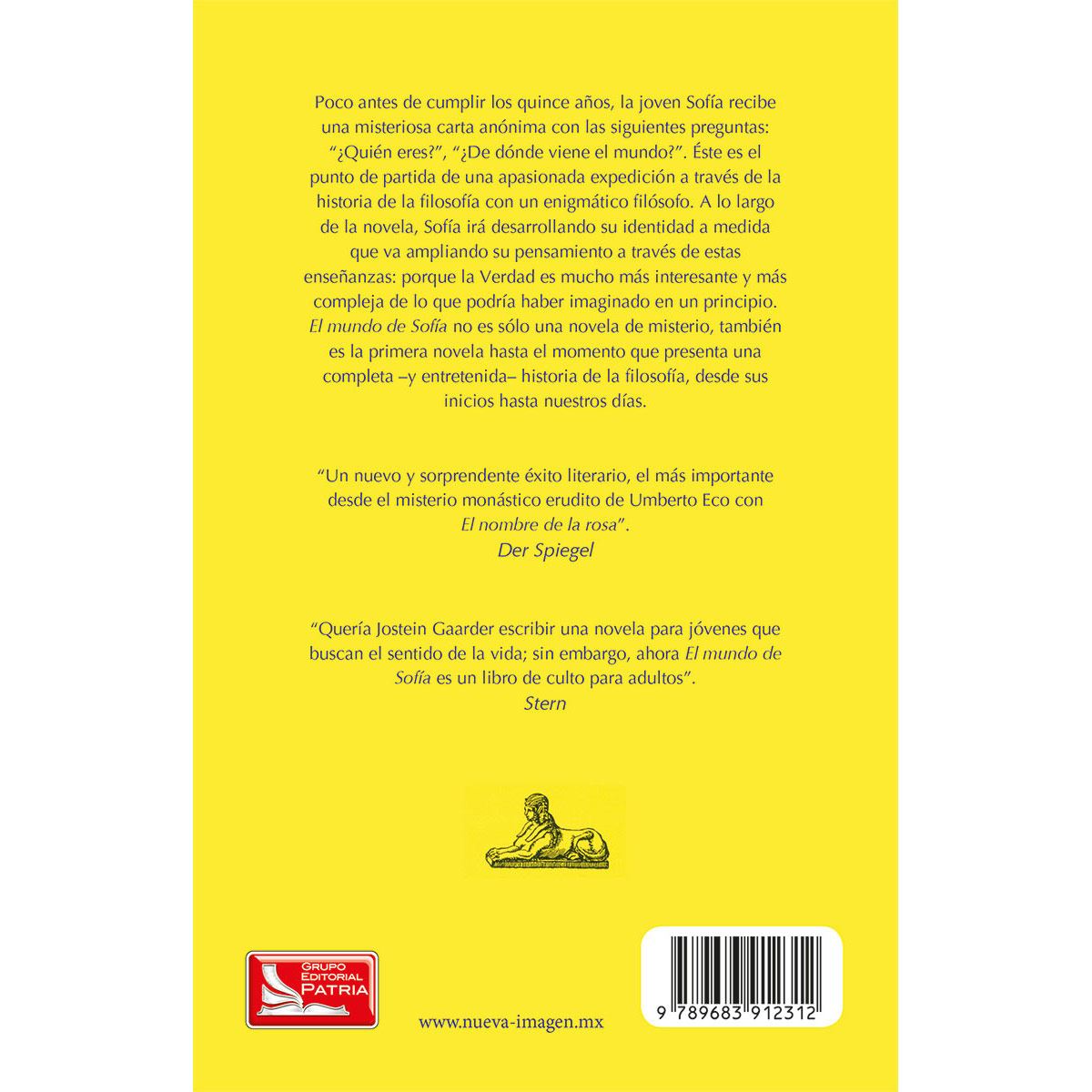 Mundo de Sofía el (Cartoné)