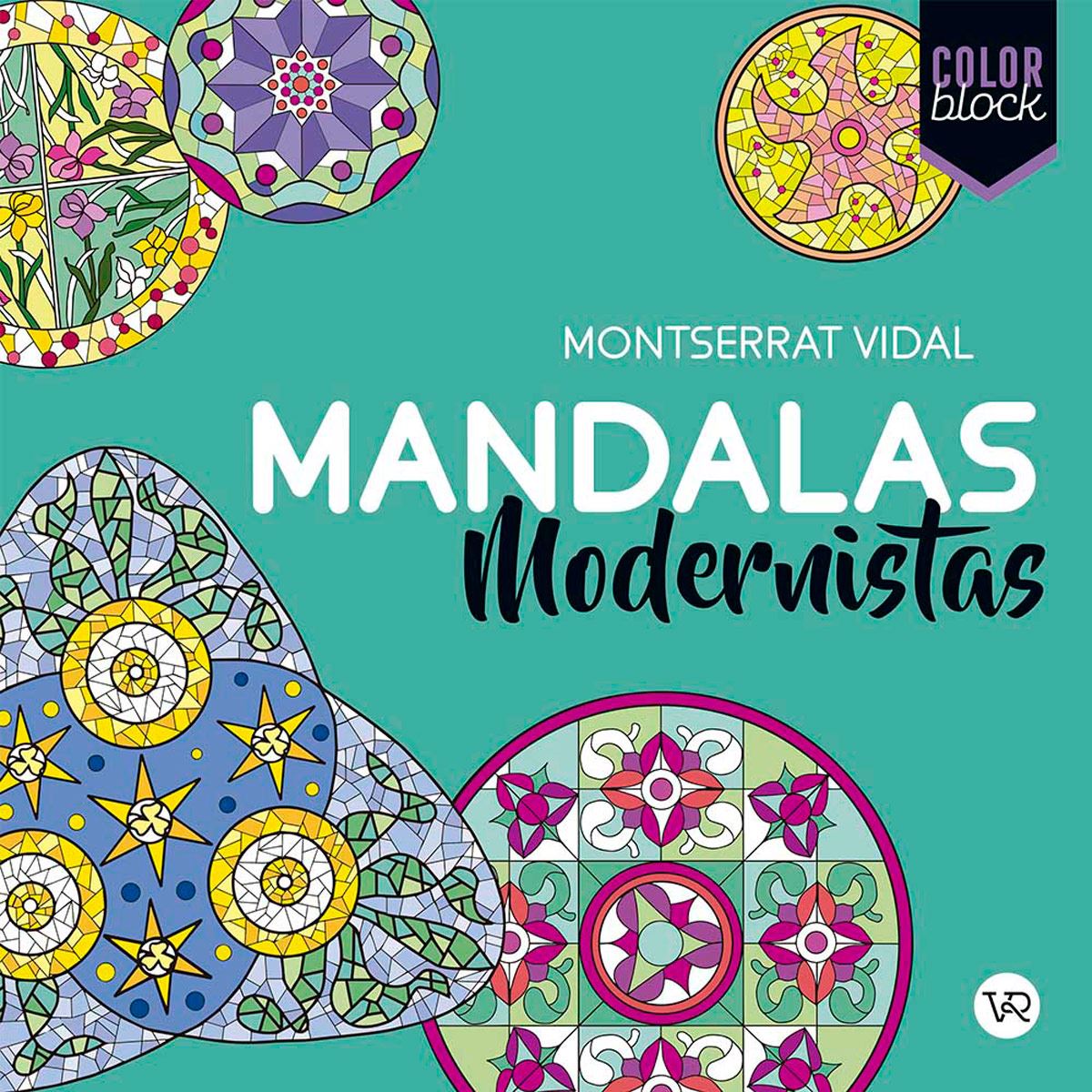 Color block mandalas modernistas