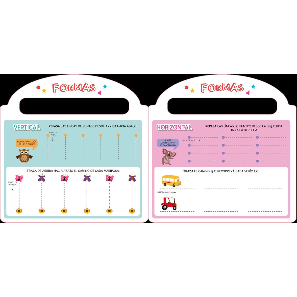 Pizarra mágica formas