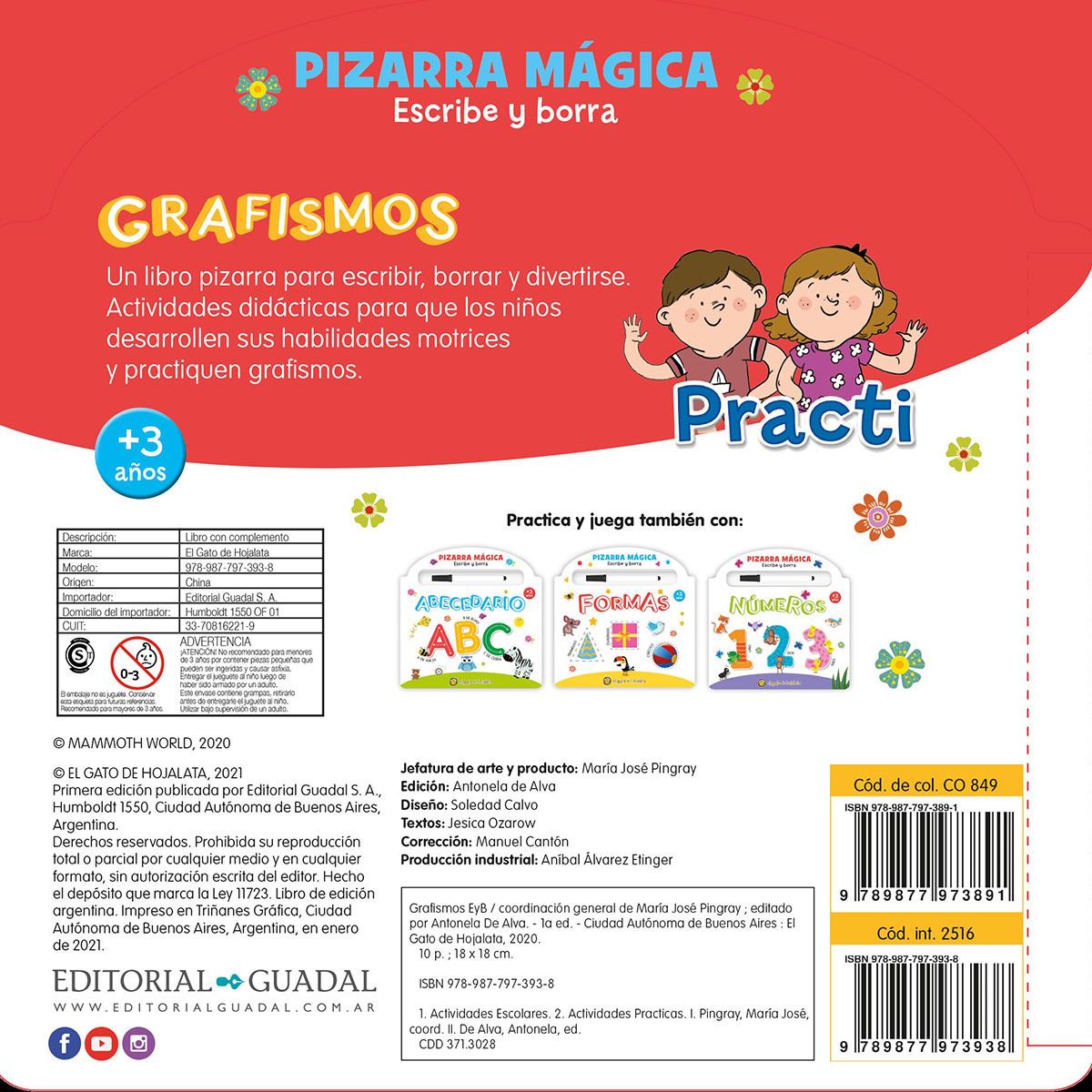 Pizarra mágica grafismo