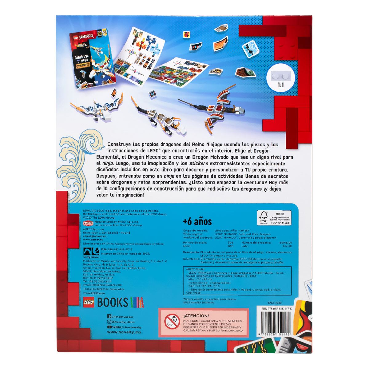 Lego Construye y Pega Dragones