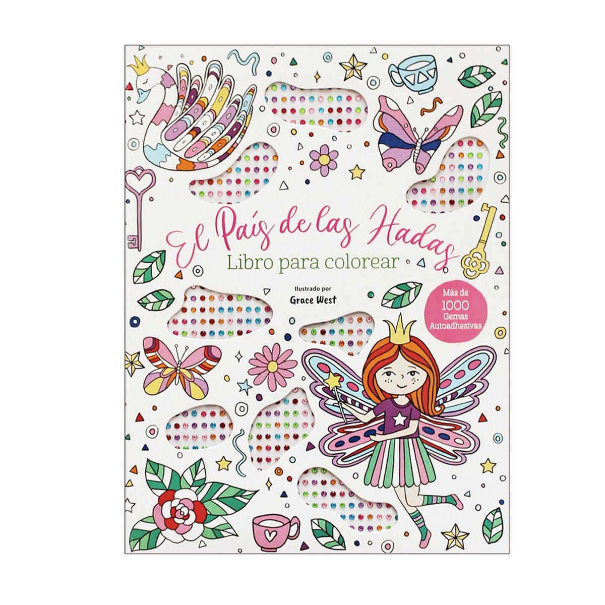 El País De Las Hadas (Libro Para Colorear)