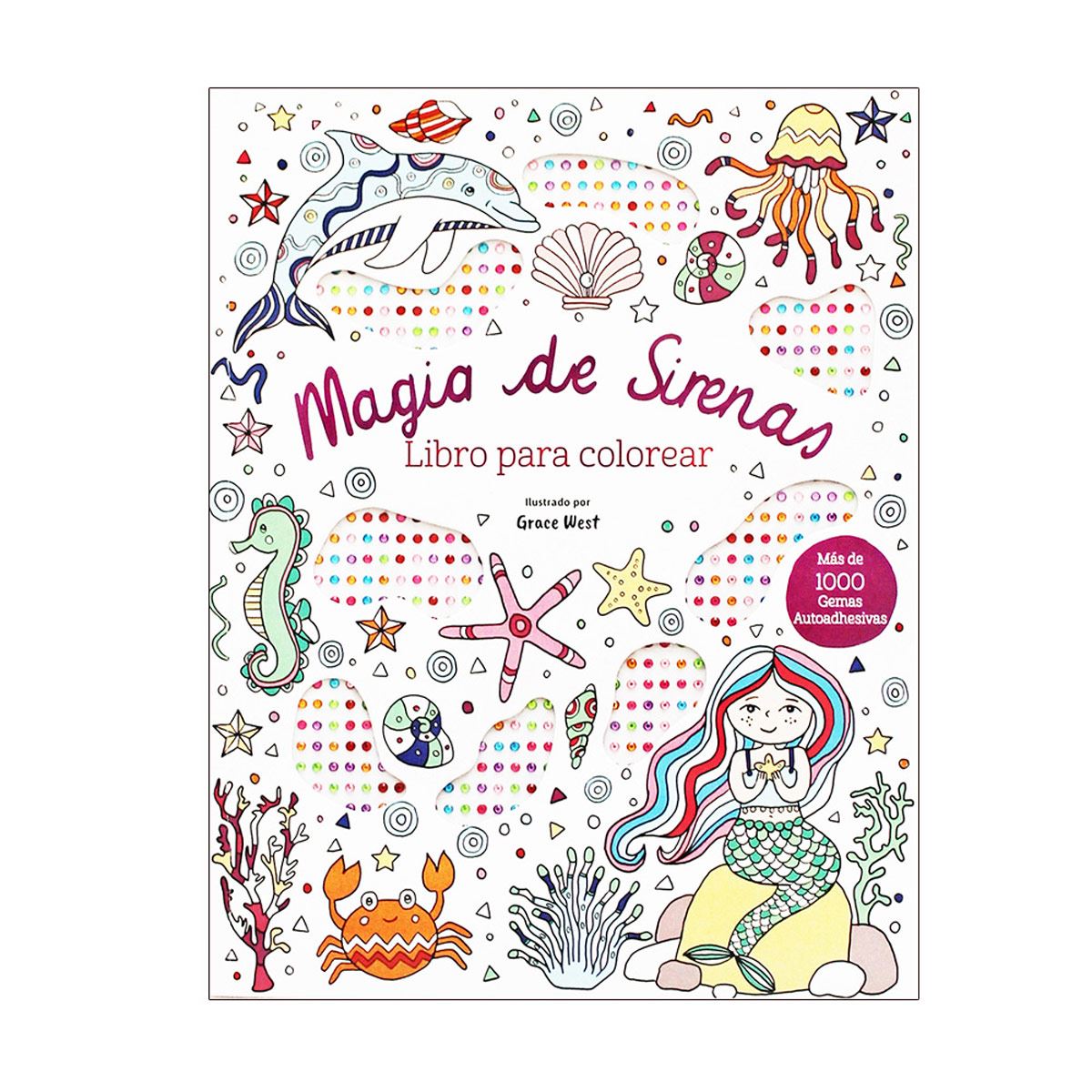 Magia De Sirenas (Libros Para Colorear)