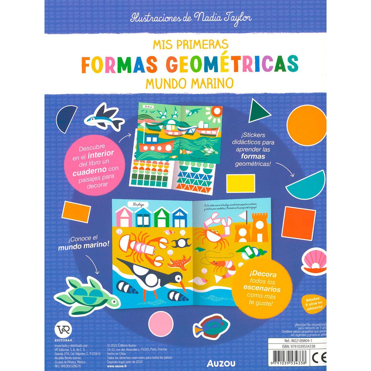 Mis primeras formas geométricas. Mundo marino