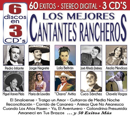 CD3 Los Mejores Cantantes Rancheros