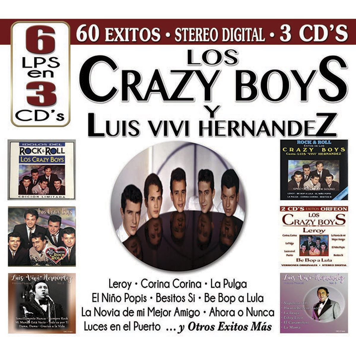 Cd Los Crazy Boys Y Luis Vivi Hernandez