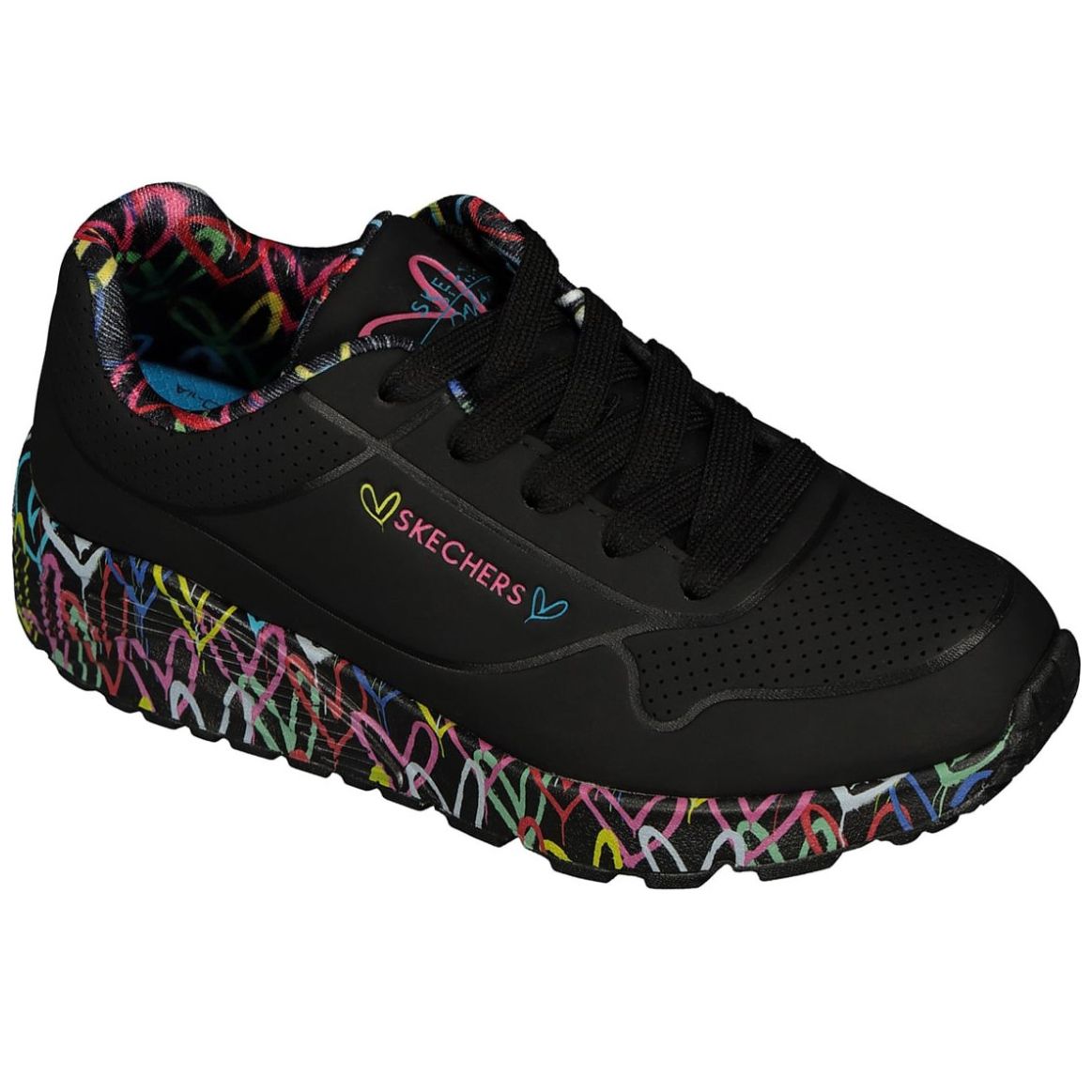 Skechers niña negro hot sale