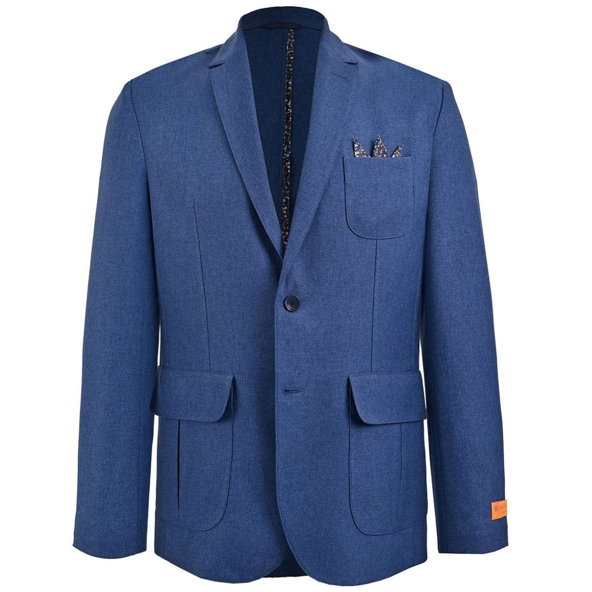 Americana Hombre,Blazer Informal Para Hombre 1 Botón Slim Fit