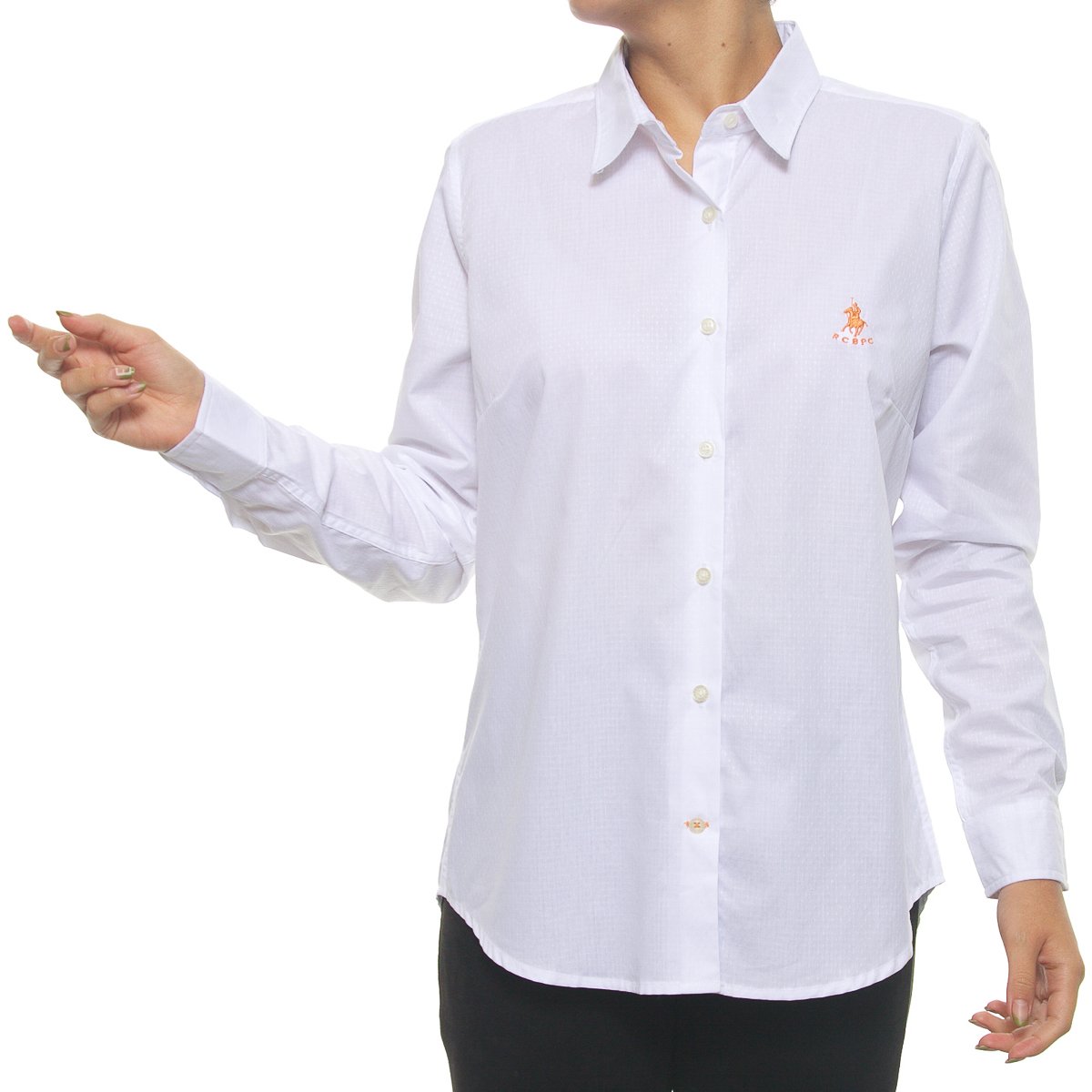 Blusa Cuello Mao Royal Polo Club para Mujer