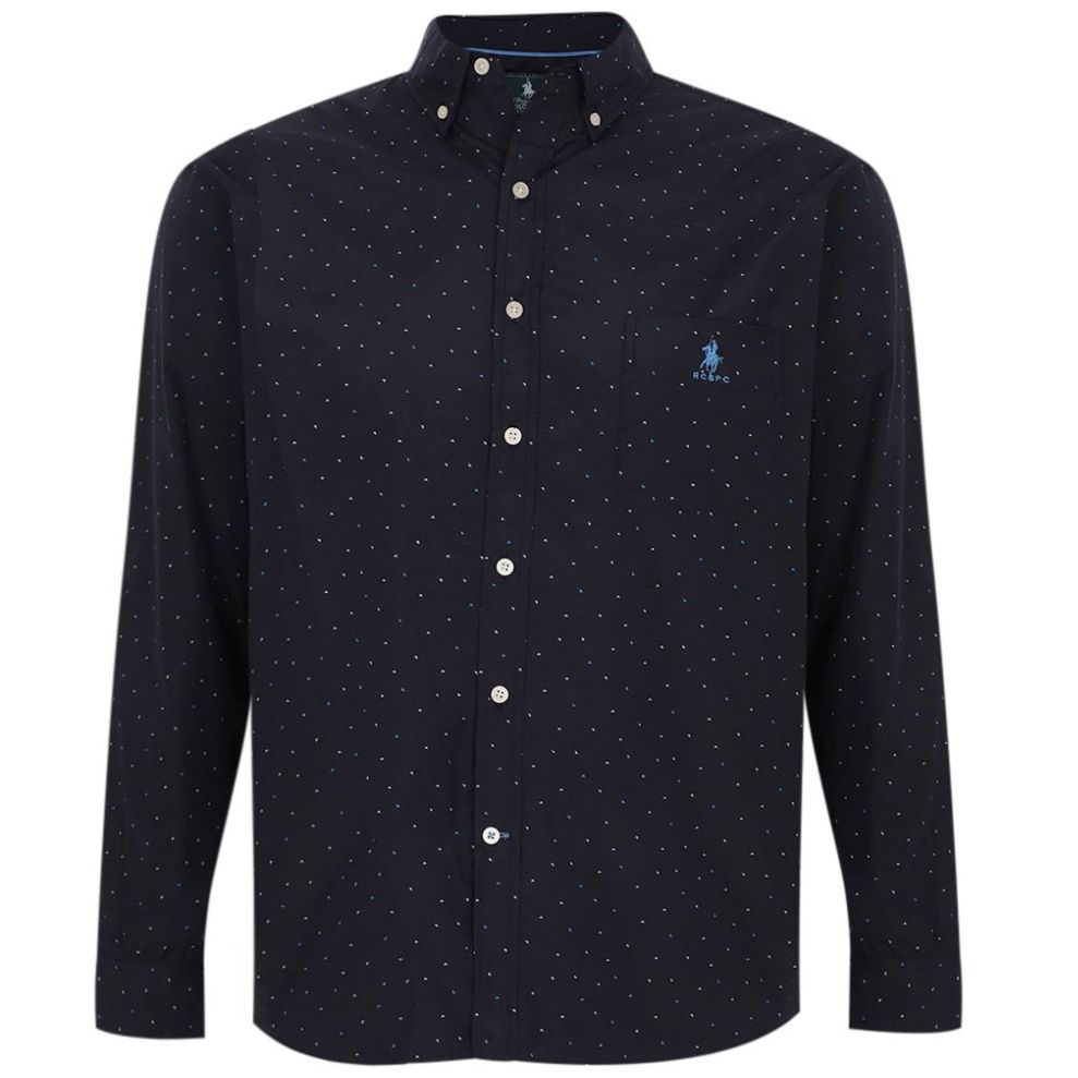 Camisa Manga Larga Estampado Polo Club para Hombre