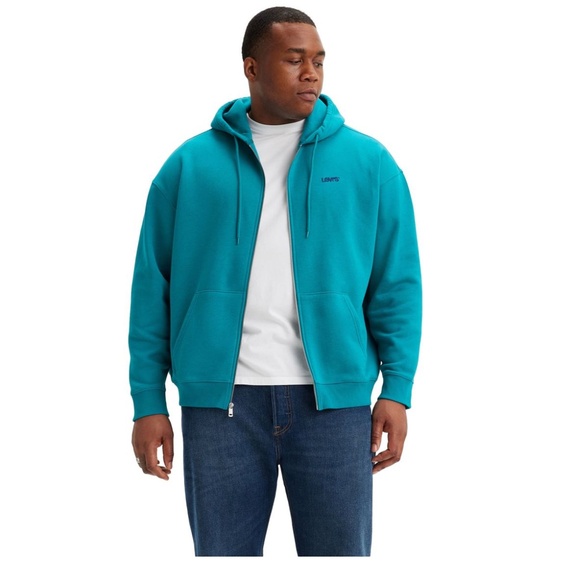 Levis Sudadera Authentic Hoodie Azul Celeste Hombre