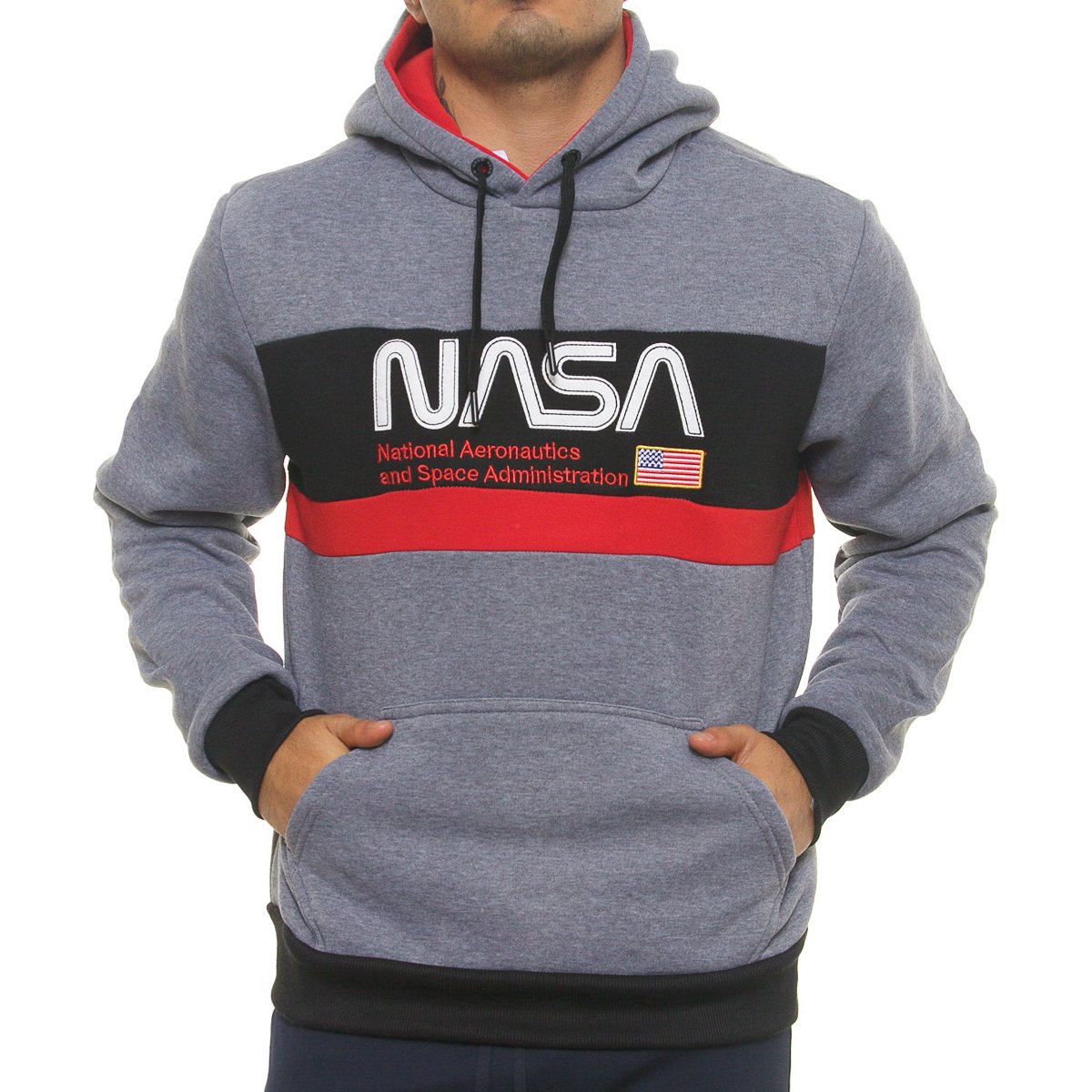  Sudadera con capucha NASA para hombre, Rosado claro, 5XL :  generic: Ropa, Zapatos y Joyería