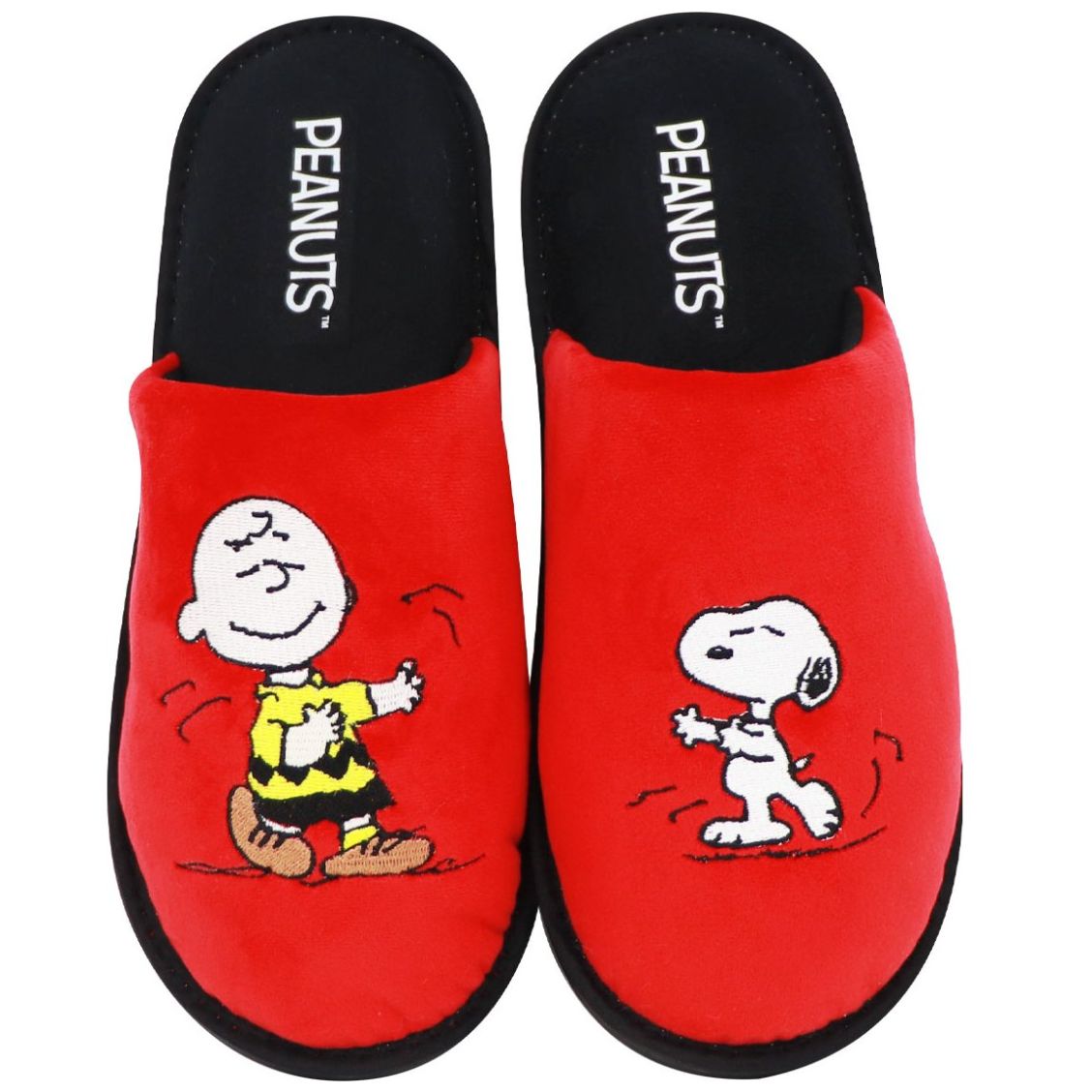 Pantuflas Personajes Peanuts Rojo