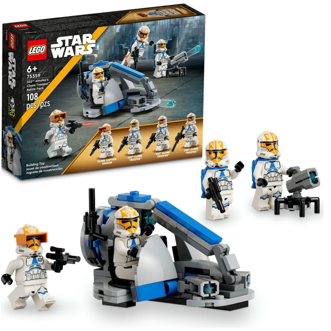 Pack de Combate Clon Troopers de la 332 de Ahsoka Lego Star Wars