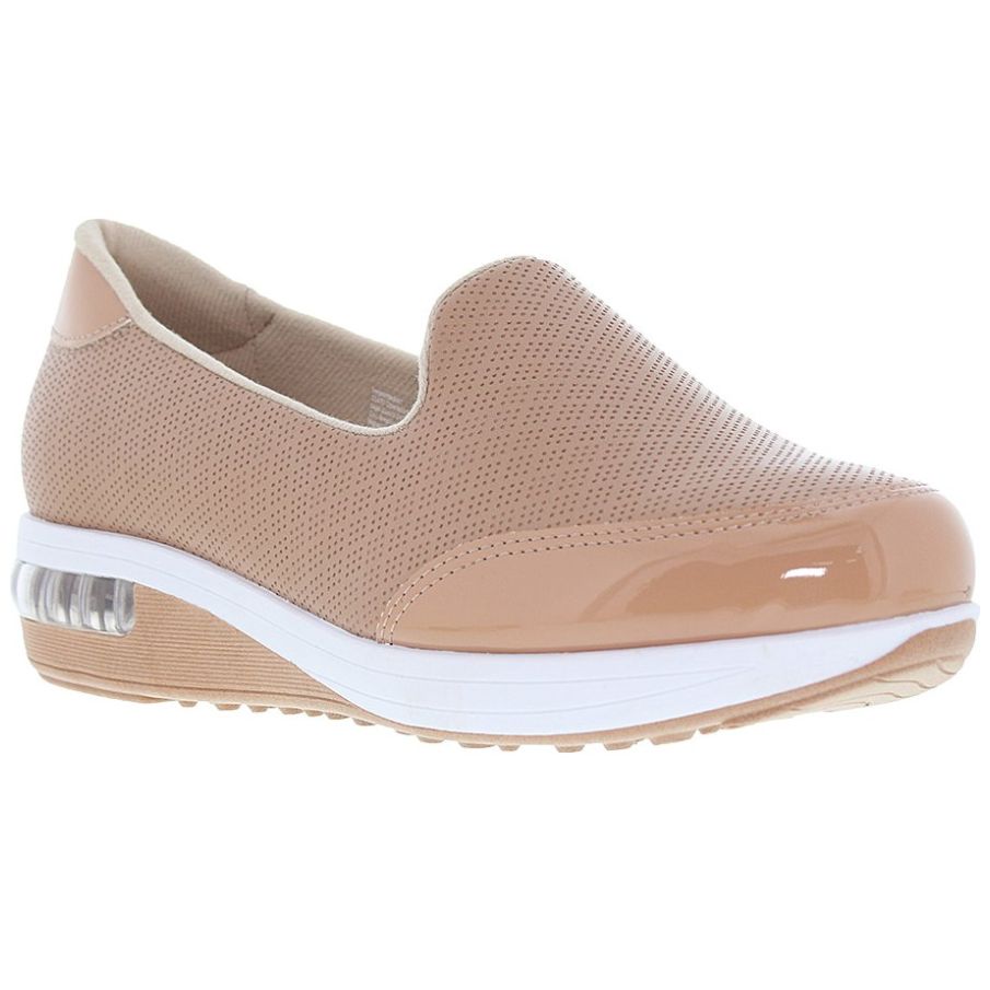 Tenis slip on sales nude