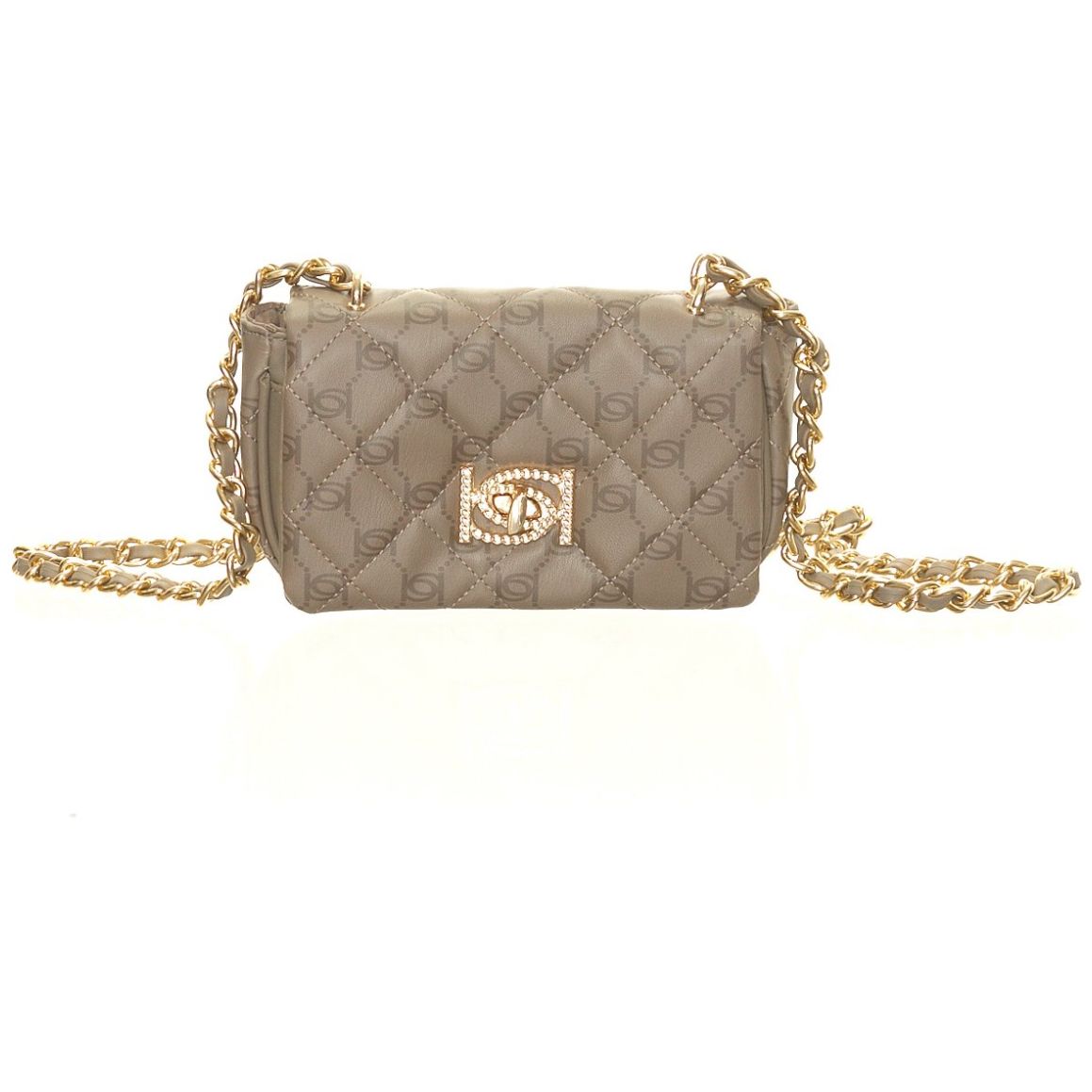 Bolso Dark Taupe Mono Crossbody para Dama Bebe