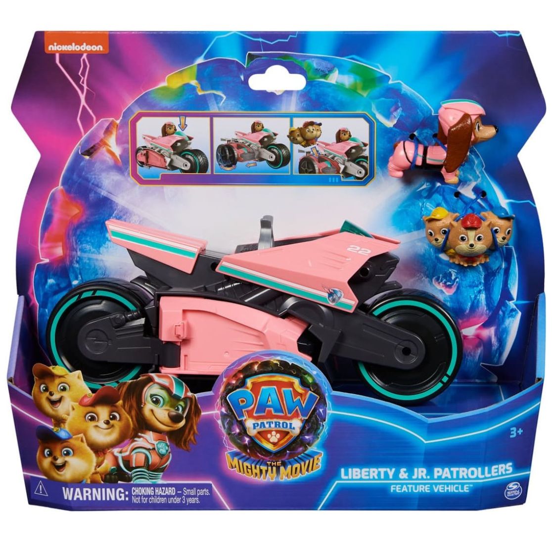 Paw Patrol Pelicula Vehiculo Liberty Poms Spin Master