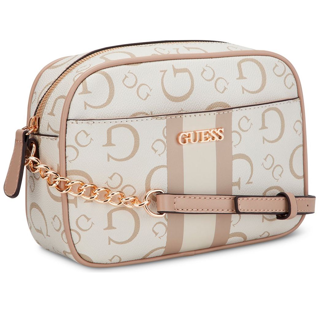 Bolsa Crossbody Beige Guess Factory