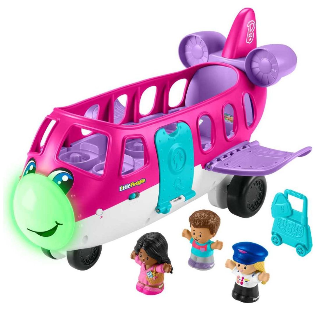 Fisher Price Little People Set Avion de los Suenos Barbie Mattel