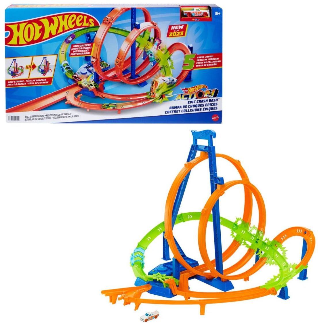 Pista hot store wheels choque