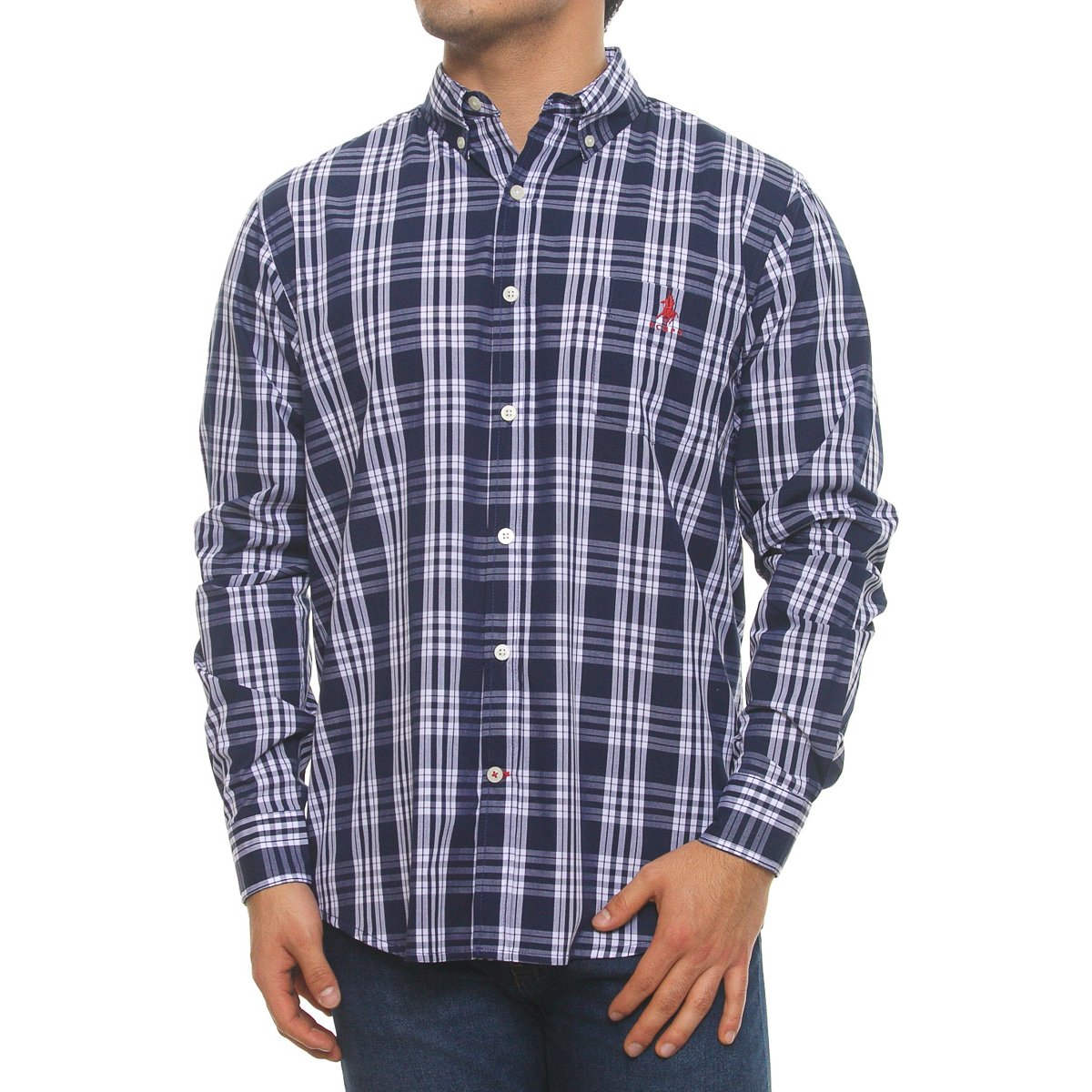 Camisas manga larga a cuadros para hombre hotsell