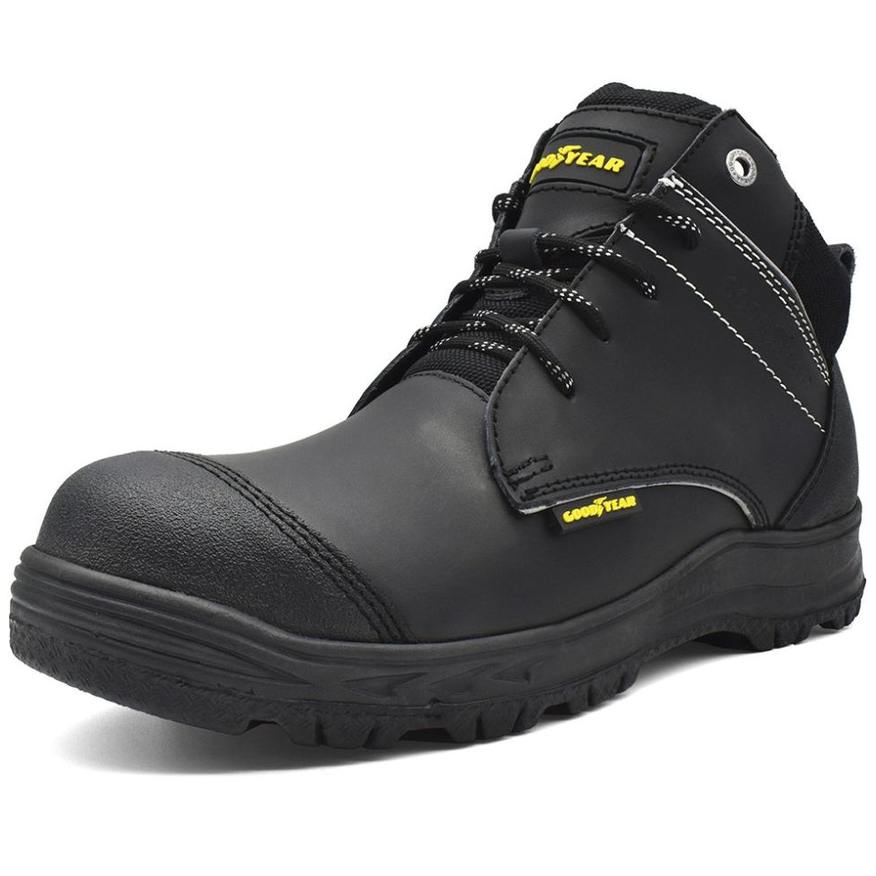 Bota de Seguridad Goodyear en Piel Negro