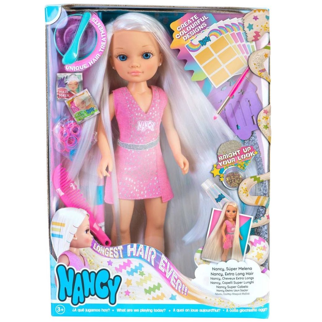 Muñeca - Nancy: Súper Melena con accesorios