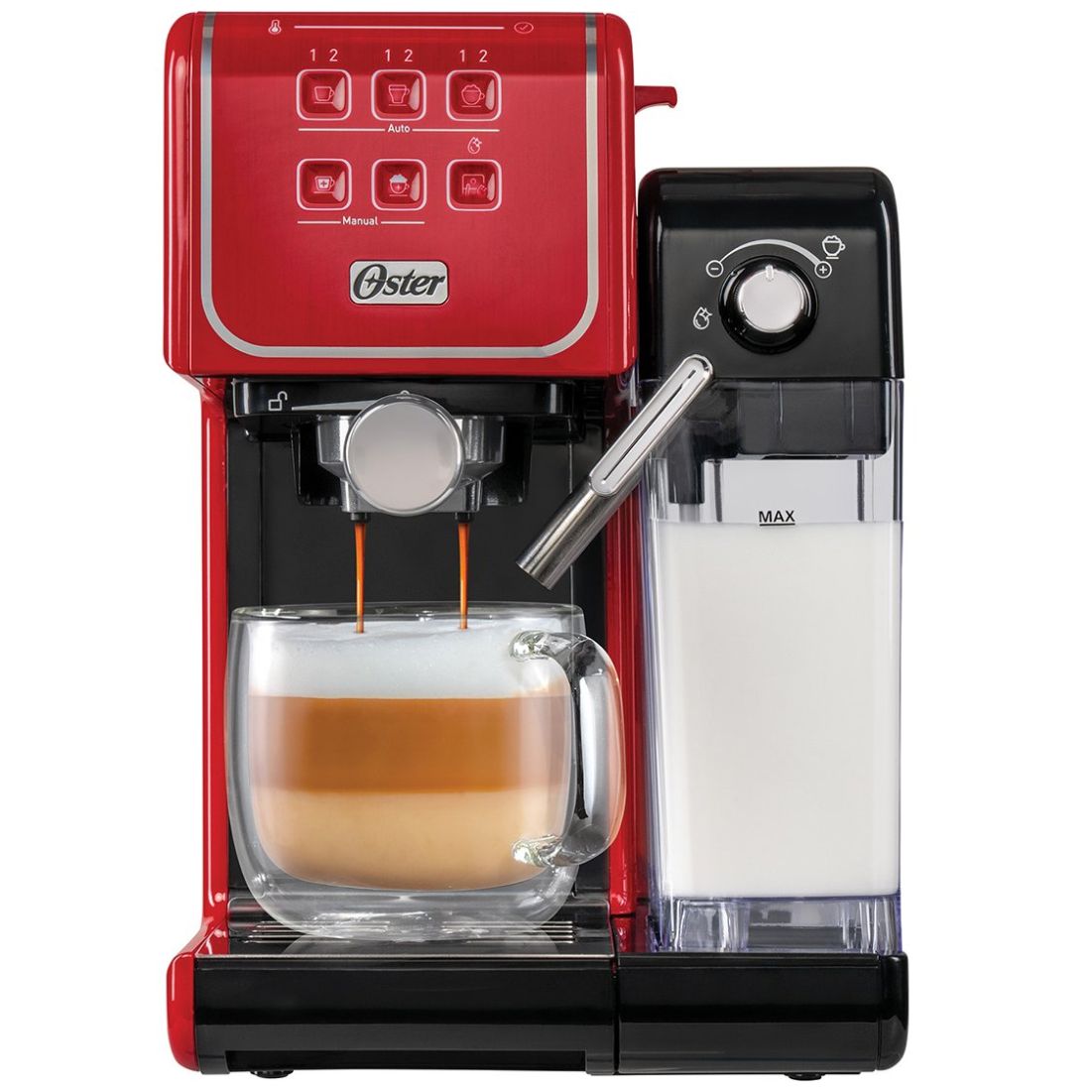 Cafetera Prima Latte Ll Touch Roja Oster