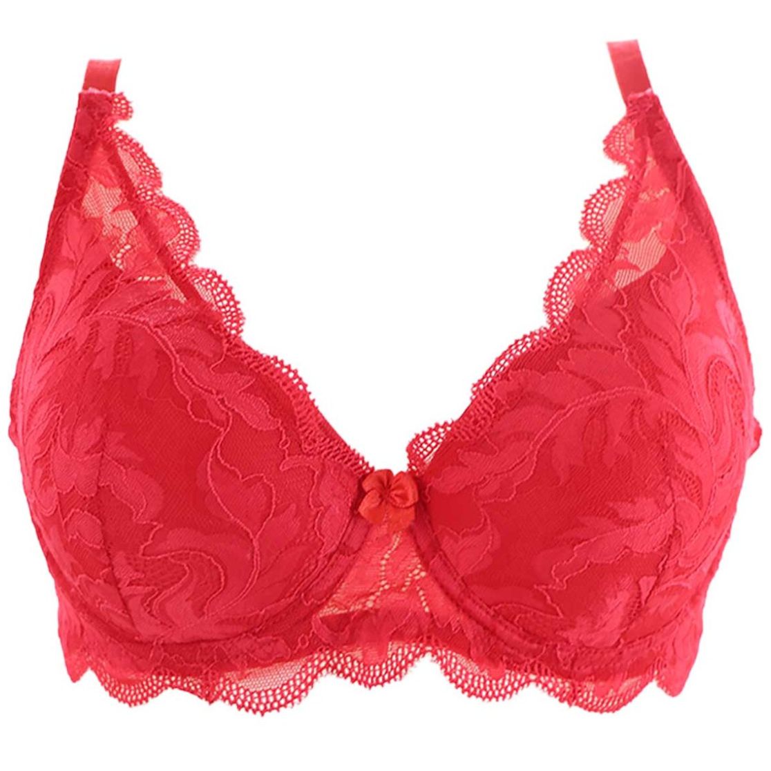 Brasier rojo best sale de encaje