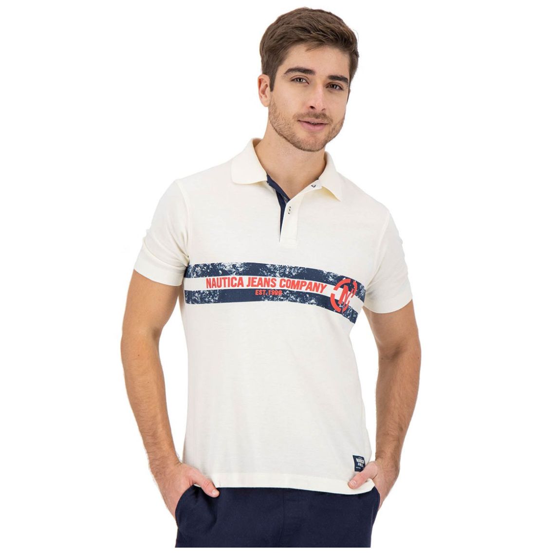 Playera Polo Nautica Jeans Co para Hombre