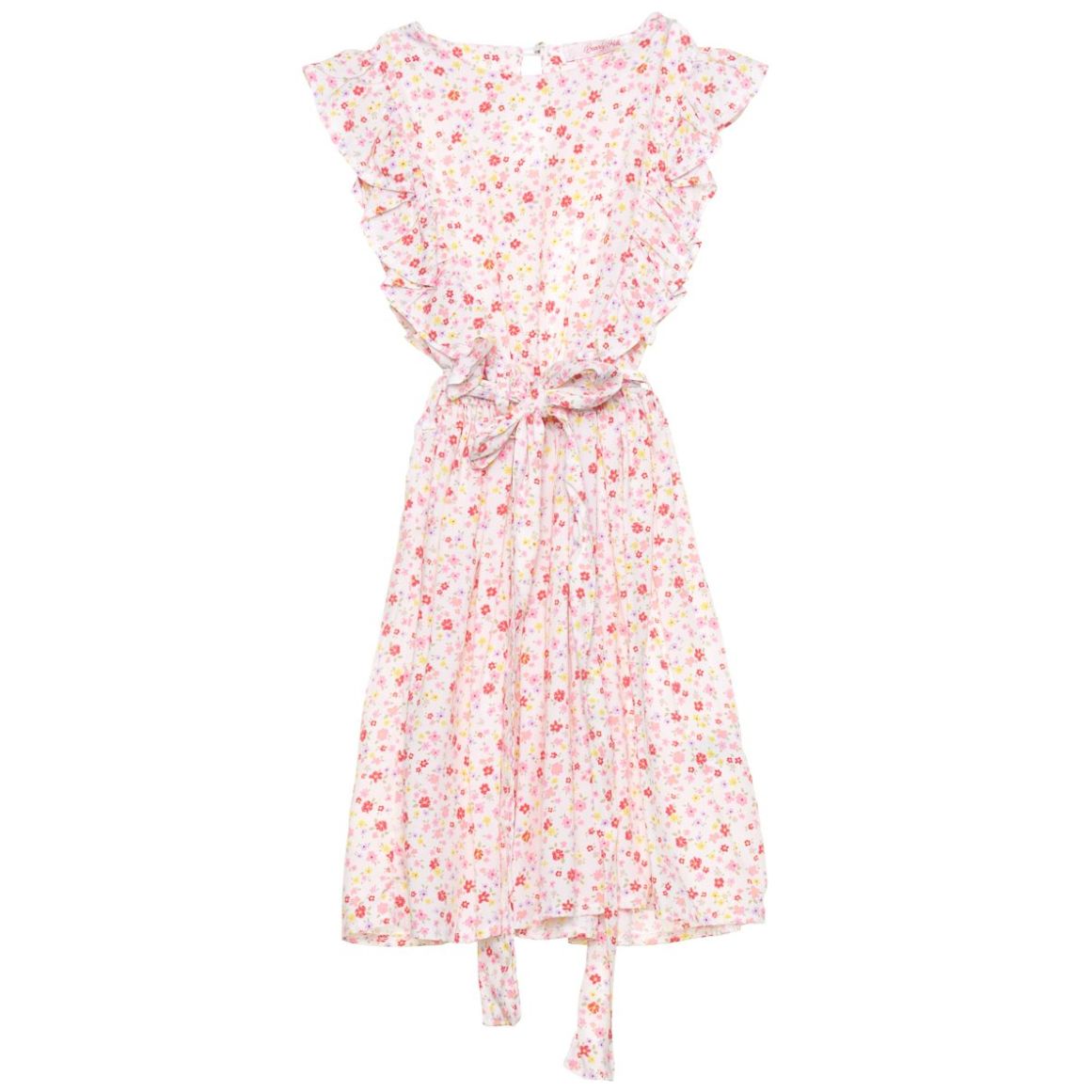 Vestido de discount olanes para niña