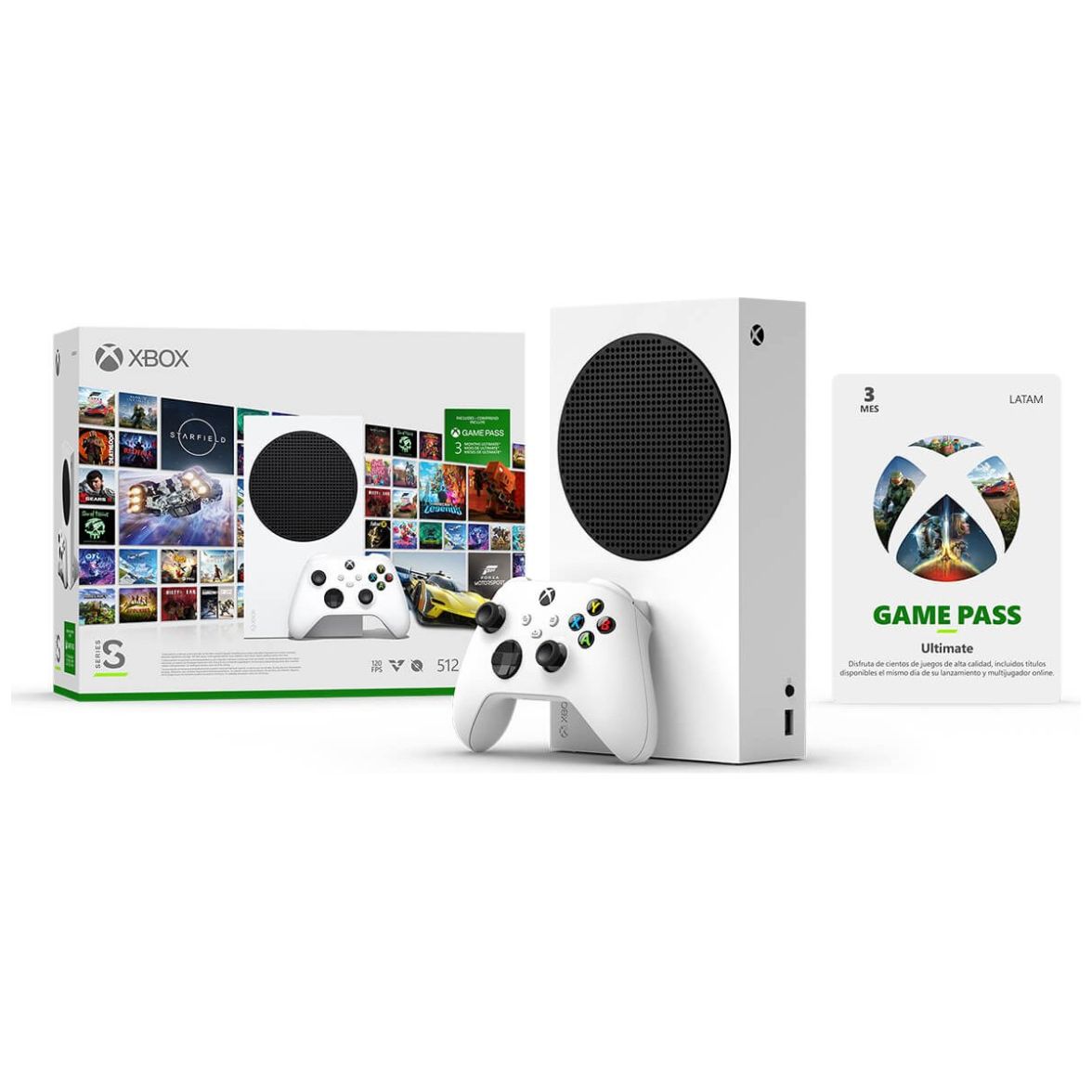 Consola Xbox Series S Starter 512Gb + Game Pass