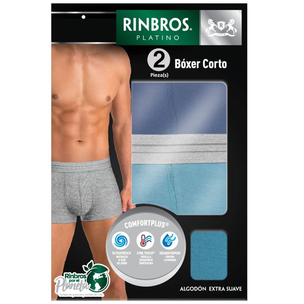 B xer Rinbros Corto 2 Pack para Hombre