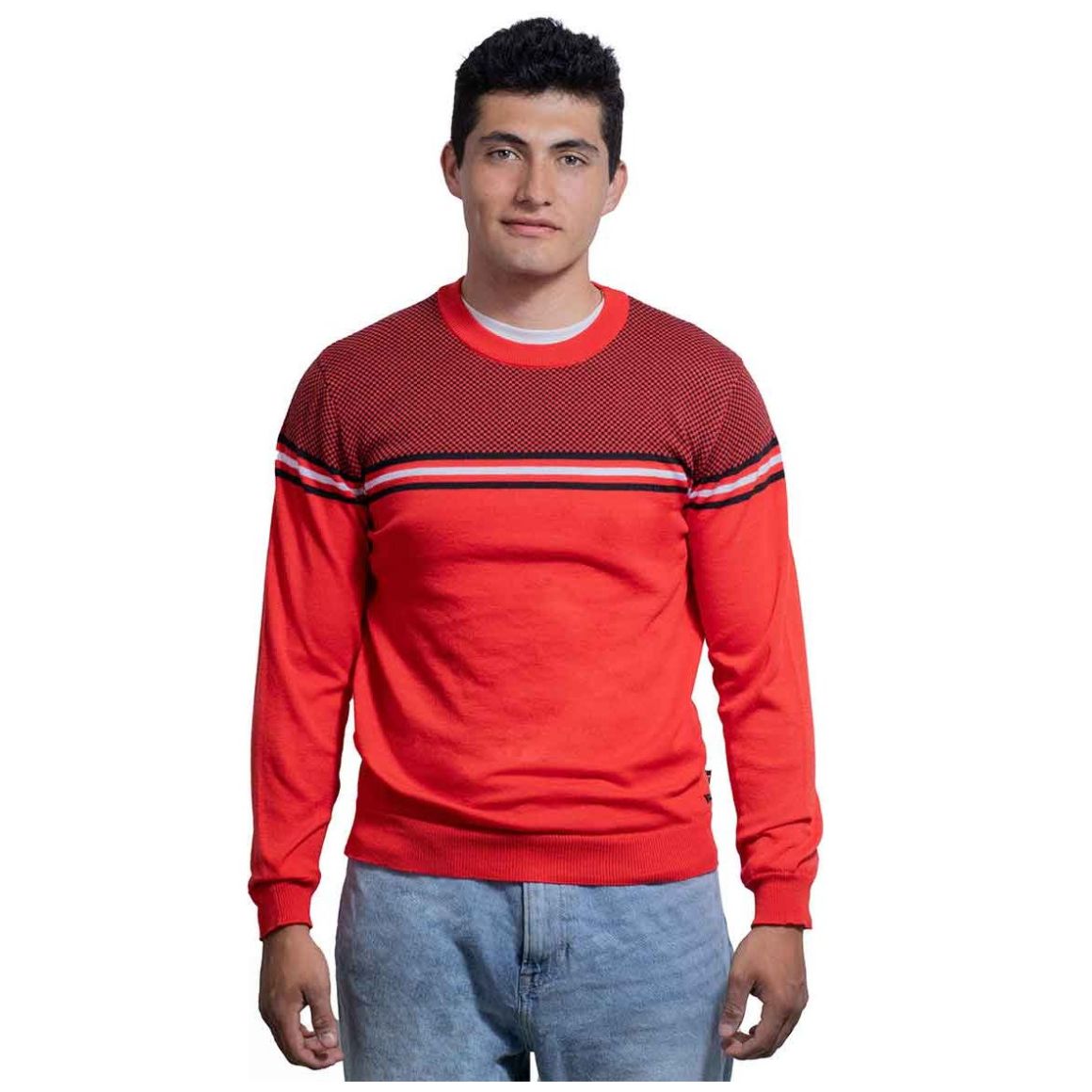 Suéter A Rayas Para Hombre (Sweater)