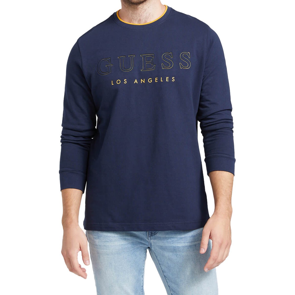 Playera Guess Manga Larga para Hombre