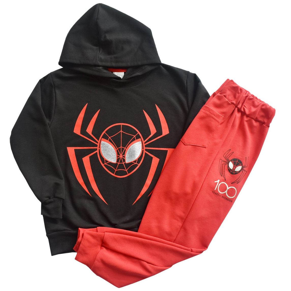  Marvel Conjunto de sudadera con capucha y jogger Spiderman para  niños pequeños - Azul/Rojo, Rojo - : Ropa, Zapatos y Joyería