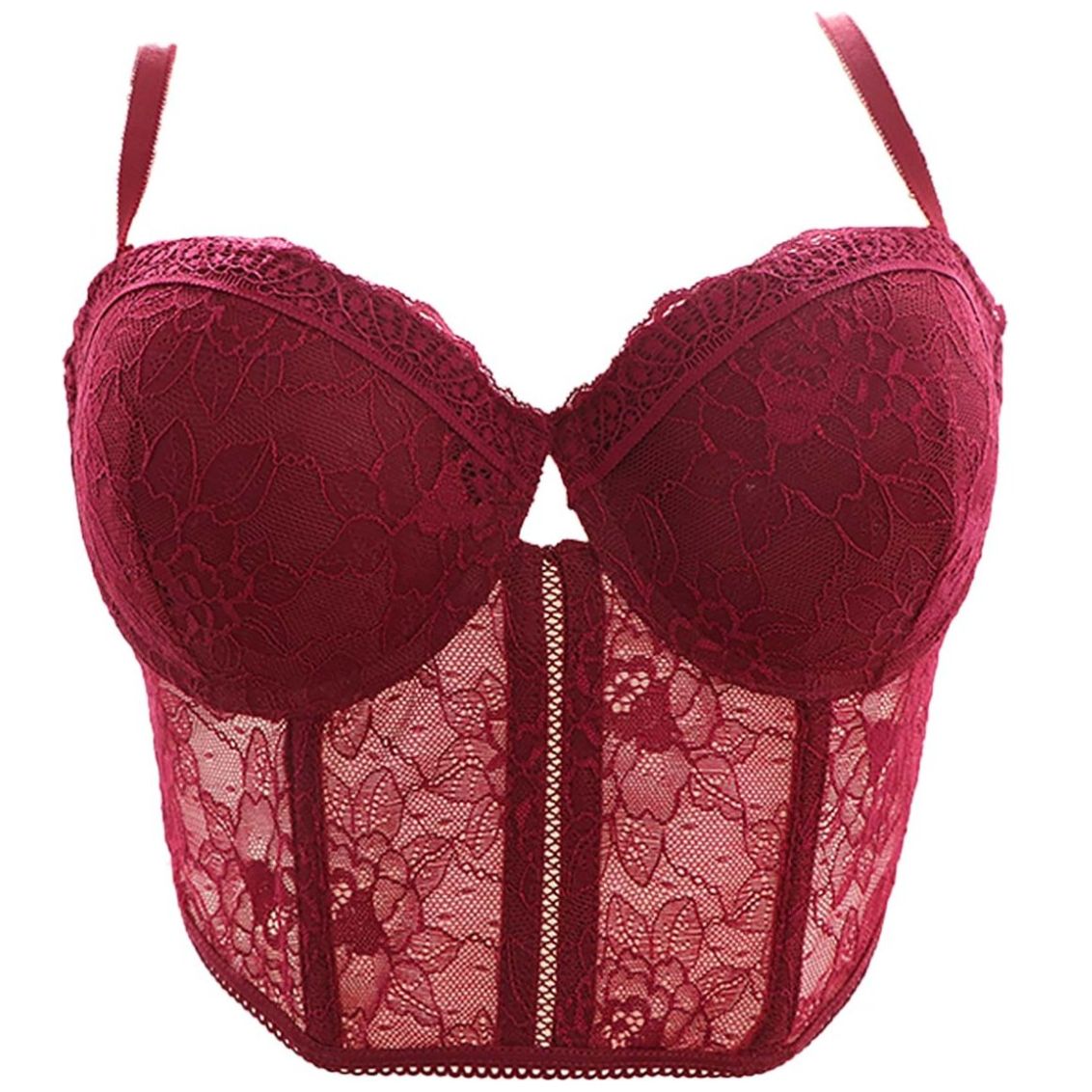 Brasier Peto Corto Tipo Bustier Con Encaje Bras Jade 4459