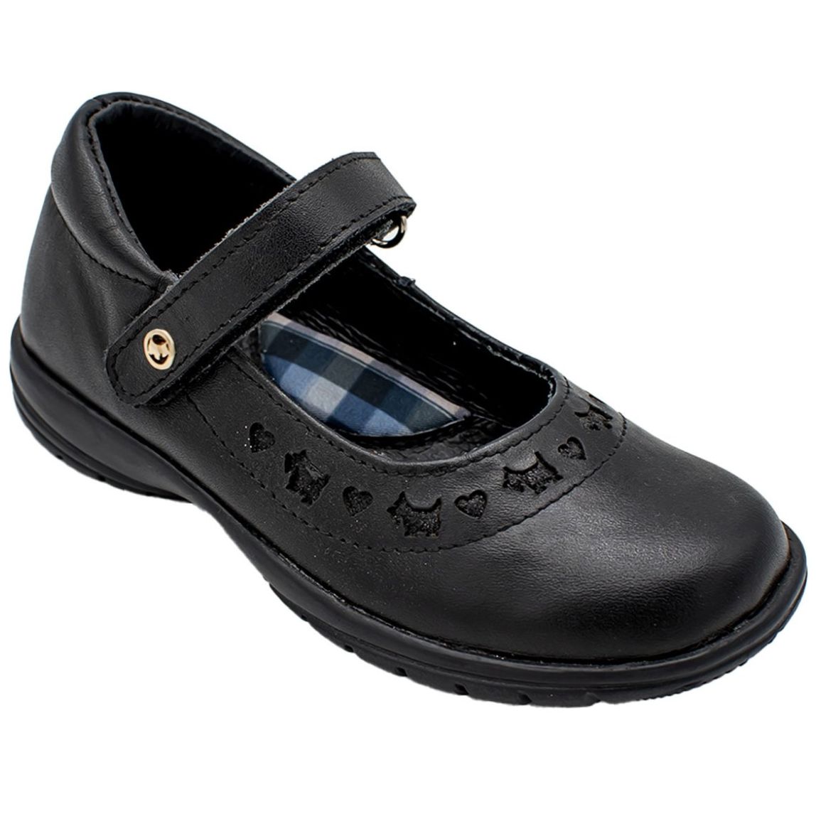 Zapato Escolar Ferrioni 15 17 Negro