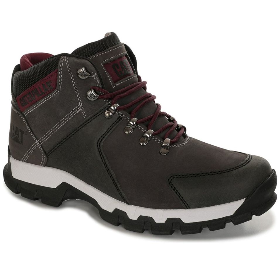 Bota caterpillar best sale piel negra