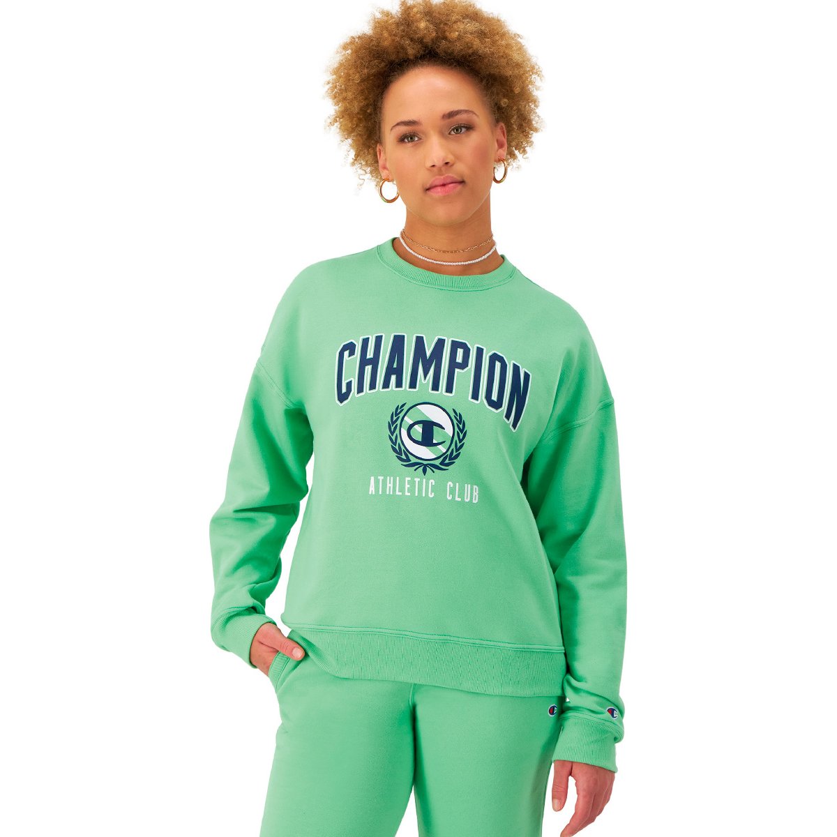 Sudadera Champion Mujer Verde