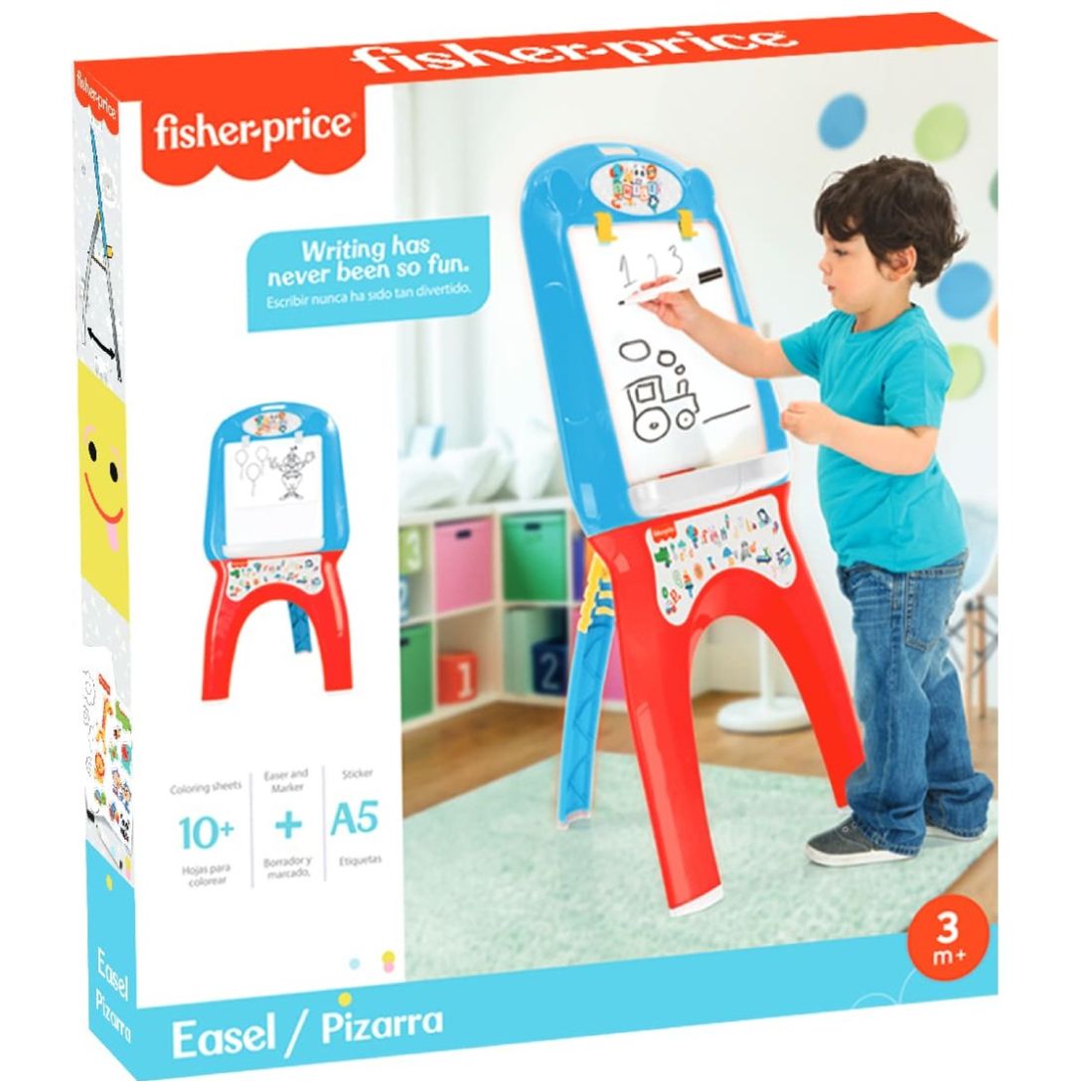 Pizarra infantil con caballete Fisher-Price