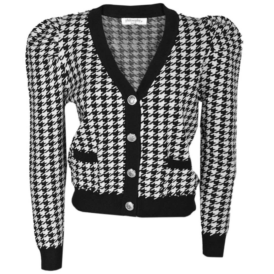 Sueter Tipo Cardigan Estampado para Mujer Philosophy Jr Petite
