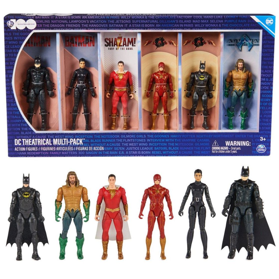 dc comics Action Figure da 10 cm in Autentico Look cinematografico