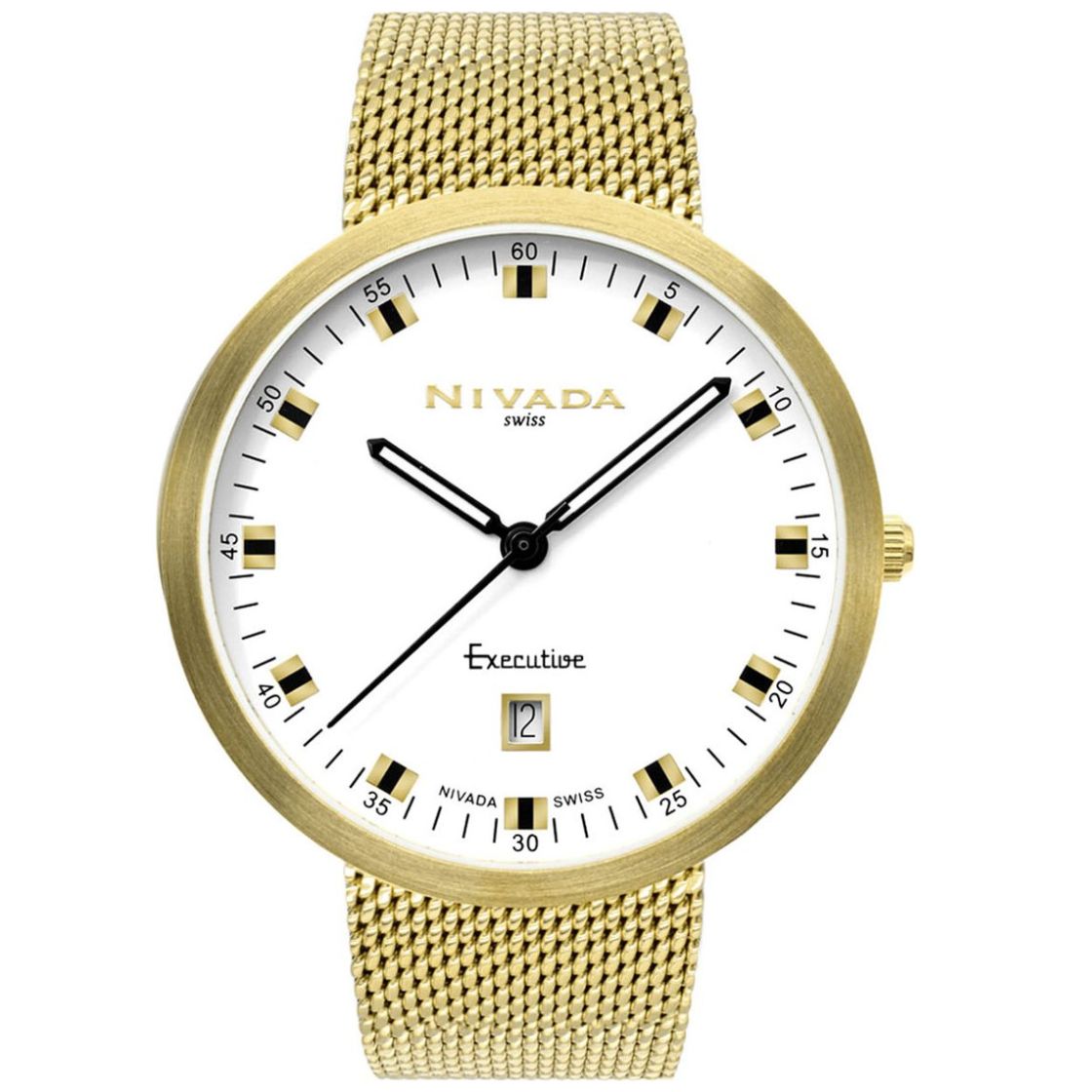 Reloj nivada best sale quartz dorado